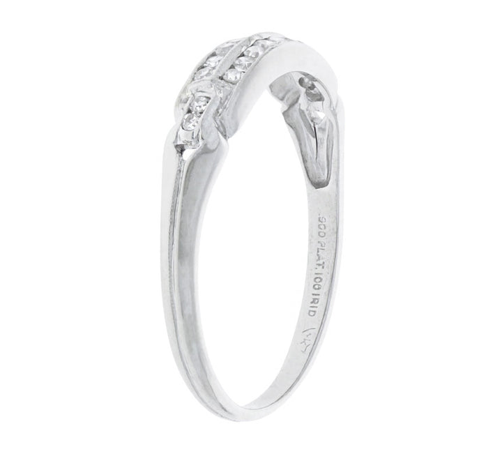 Diamond Vintage Wedding Band 1930's Platinum