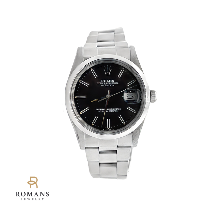 Rolex Oyster Perpetual Date Ref. 15000 34MM 1983 Quick Set