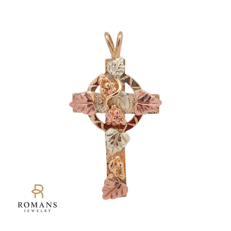 Black Hills Gold Cross 10K Gold – Romans Jewelry