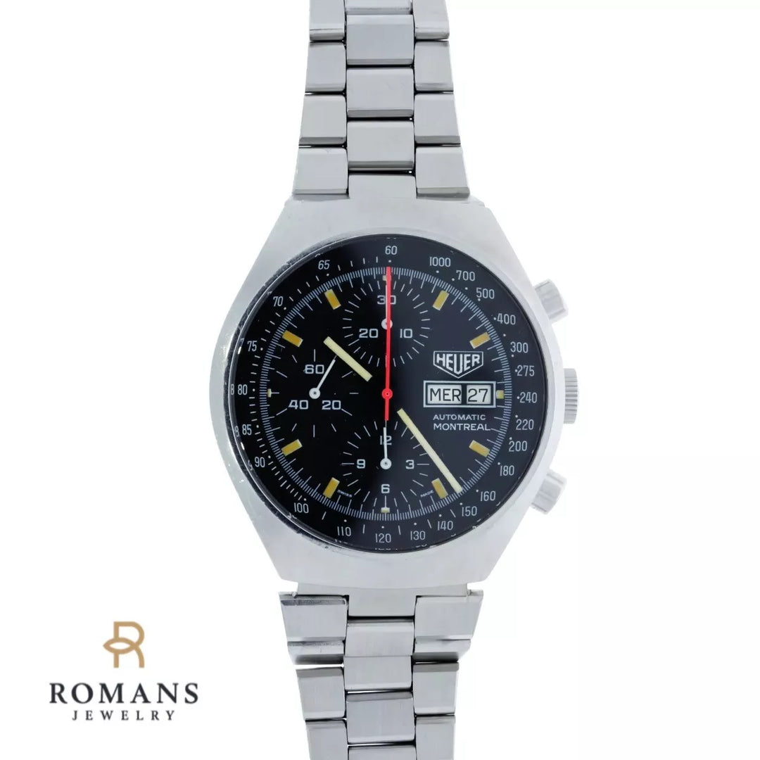 Heuer Montreal Chronograph Automatic Watch 45MM