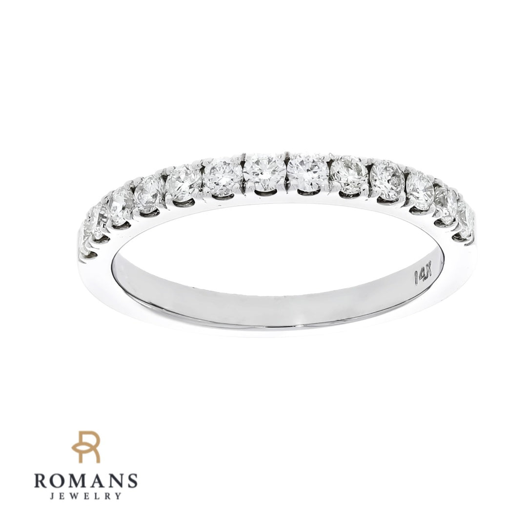 Diamond Band 14K White Gold .50 CTW