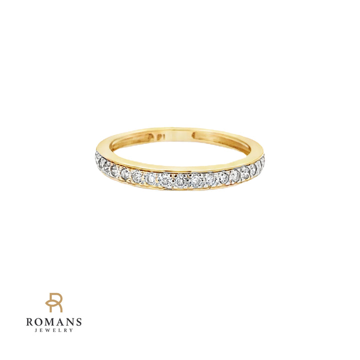 Diamond Band 14K Yellow Gold .14 CTW