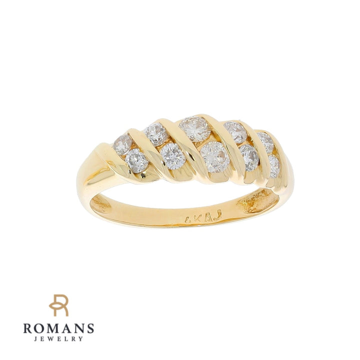 Diamond Band 14K Yellow Gold .48 CTW