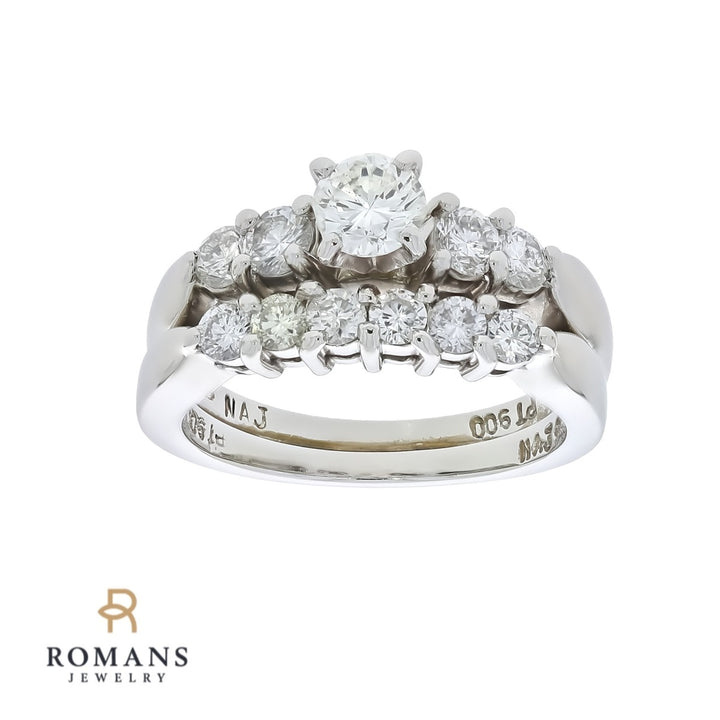 Diamond Engagement Ring Platinum .46 CT