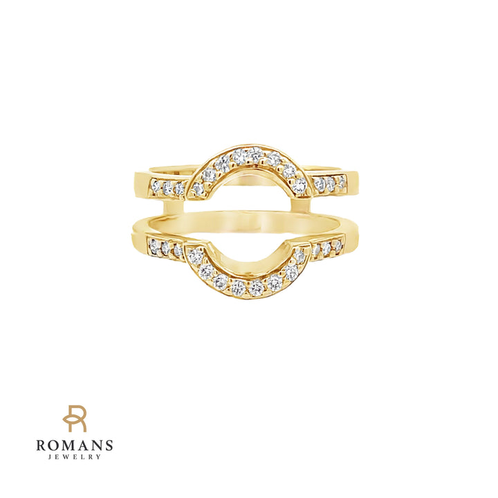 Diamond Ring Guard 14K Yellow Gold .28 CTW