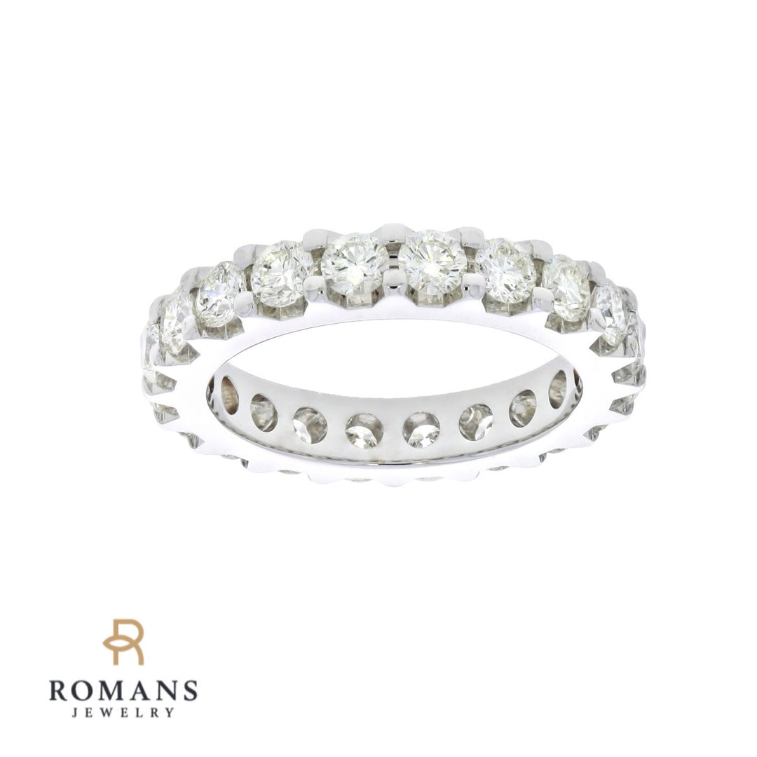 Eternity Diamond Band 14K White Gold 2.50CTW