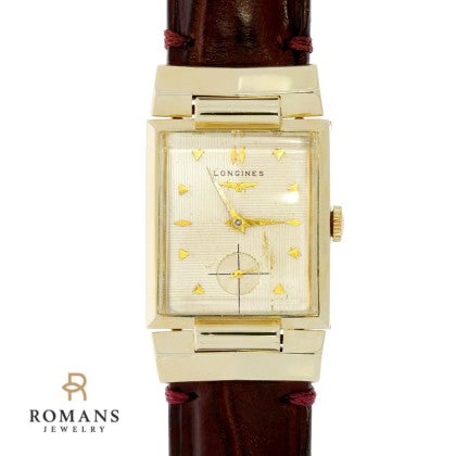 Longines Watch 14K Yellow Gold Vintage 1940's