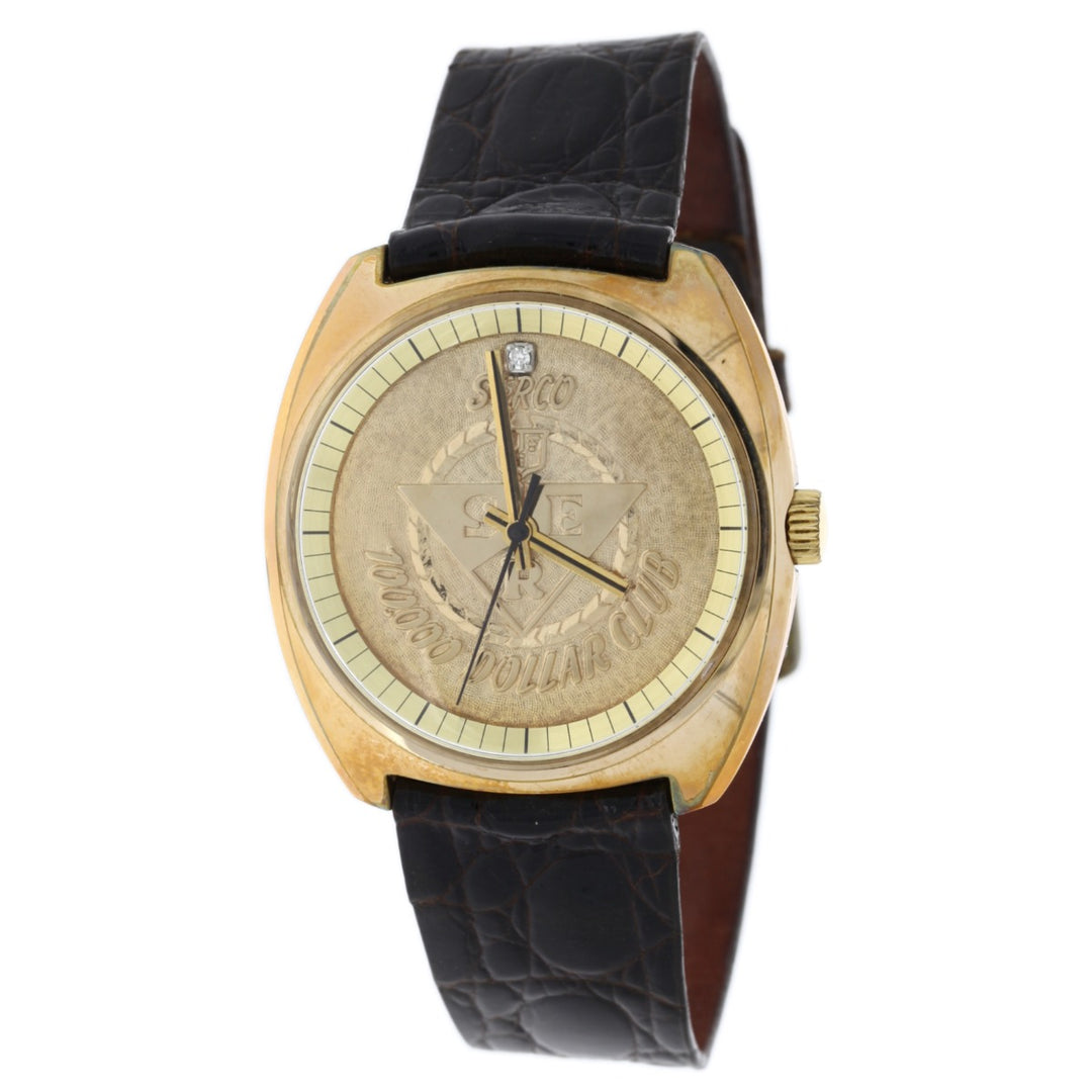 Serco Watch 100,000 Dollar Club Gold Plated AS2062