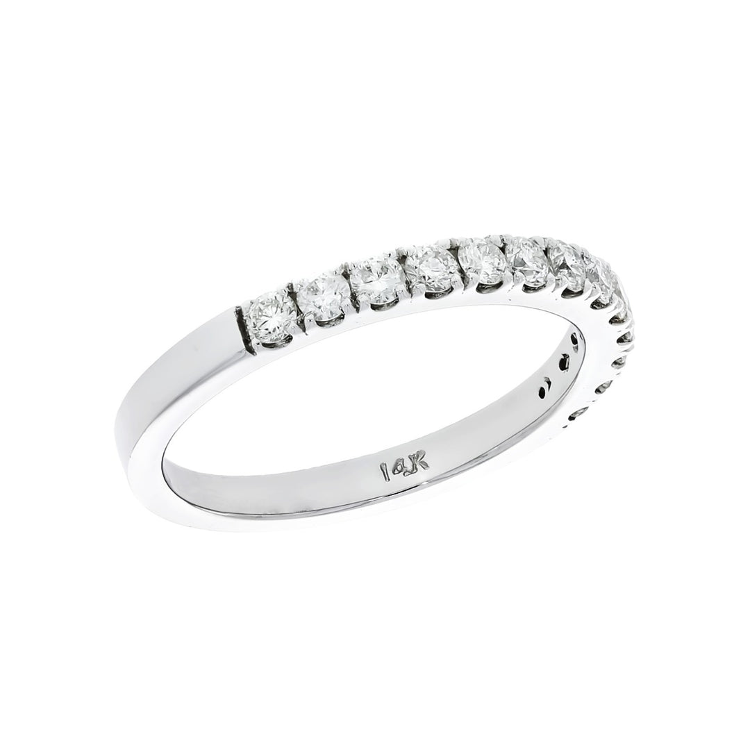 Diamond Band 14K White Gold .50 CTW