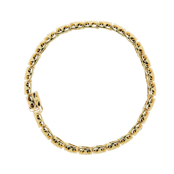 Black Onyx Bracelet 14K Yellow Gold