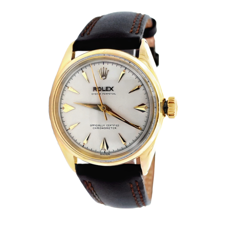 Rolex Watch Oyster Perpetual 14KY 6584 C.1950 34MM