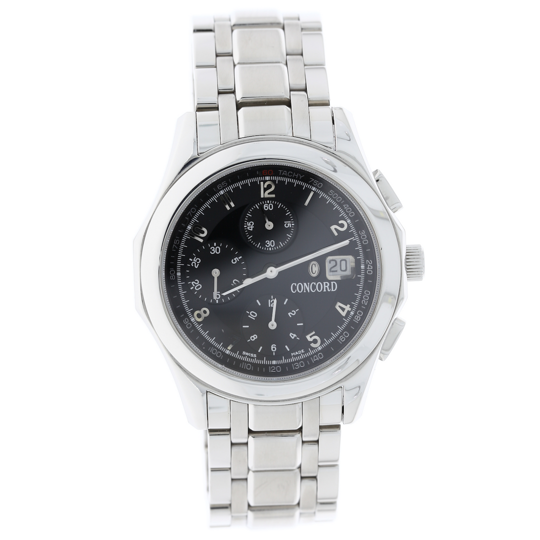 Concord Chronograph Watch 1191665 Steel