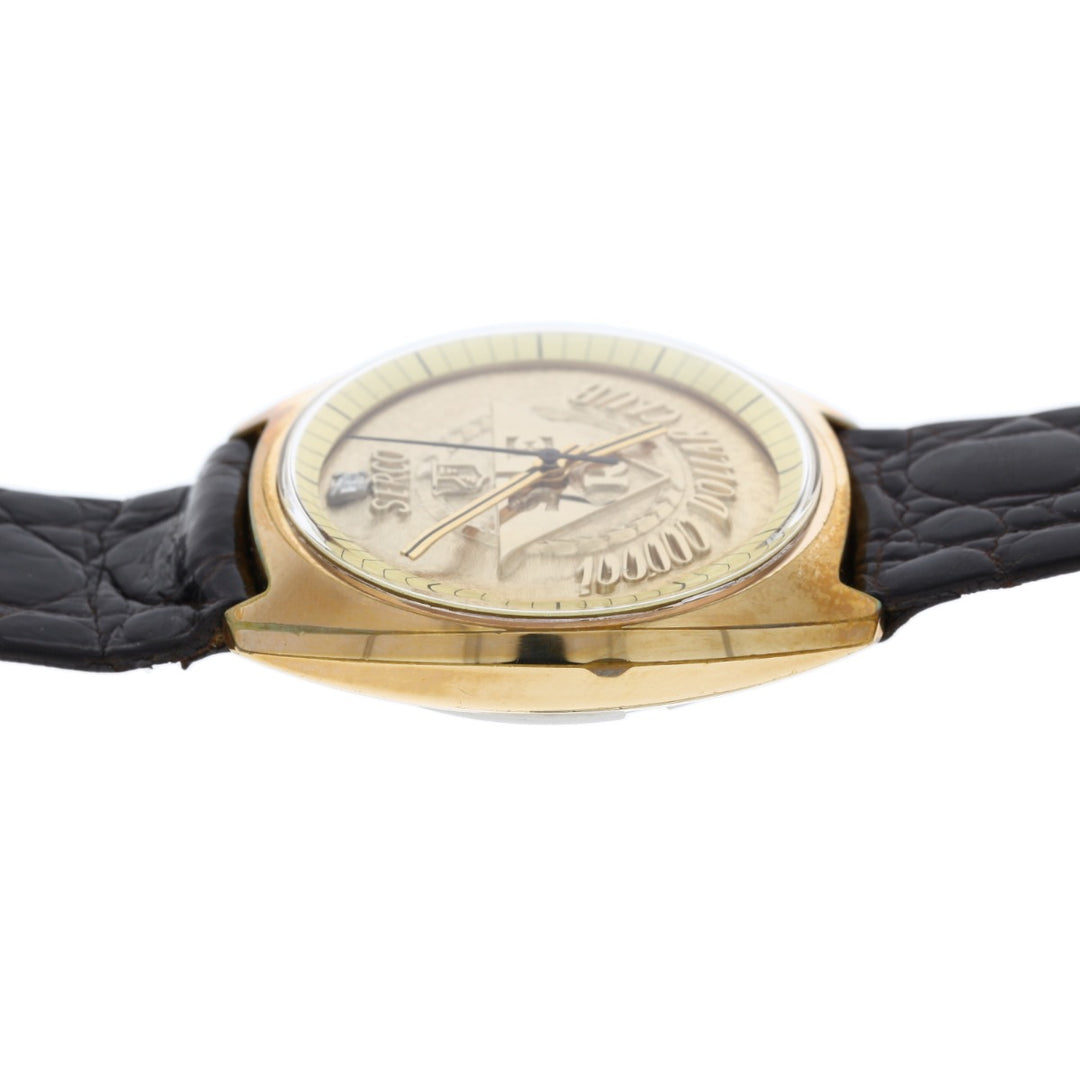 Serco Watch 100,000 Dollar Club Gold Plated AS2062