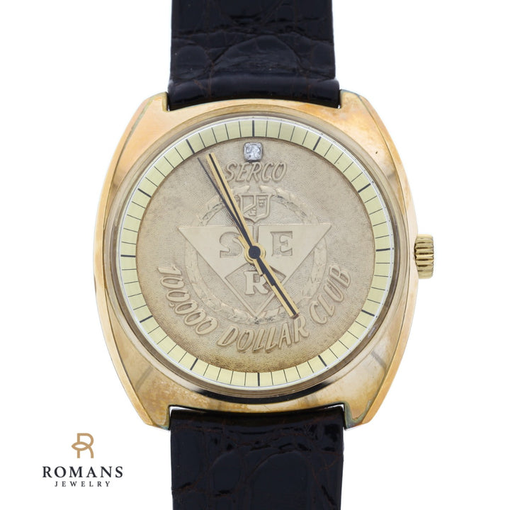 Serco Watch 100,000 Dollar Club Gold Plated AS2062