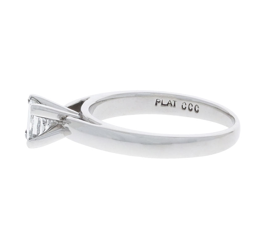 Princess Cut Engagement Ring Platinum .50 CT