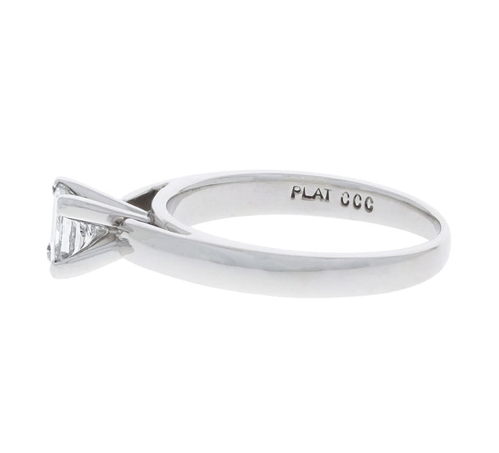 Princess Cut Engagement Ring Platinum .50 CT