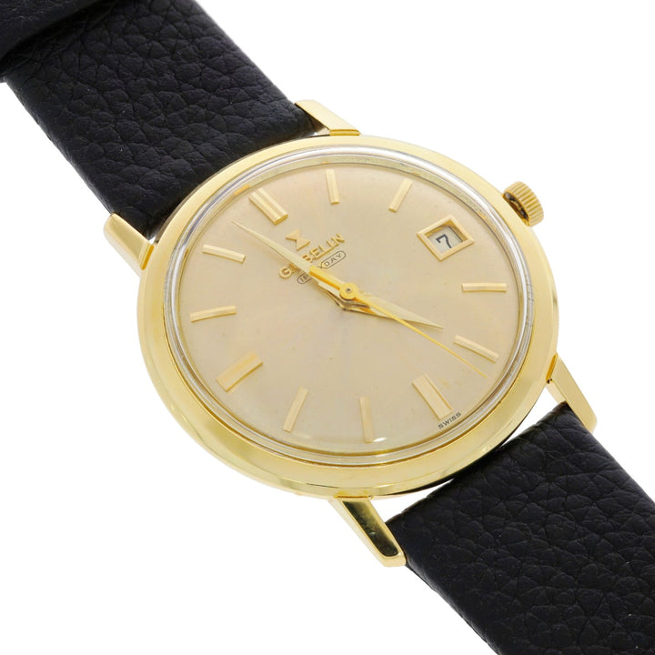 Gubelin Automatic Swiss 18K Yellow Gold 25J Vintage Watch