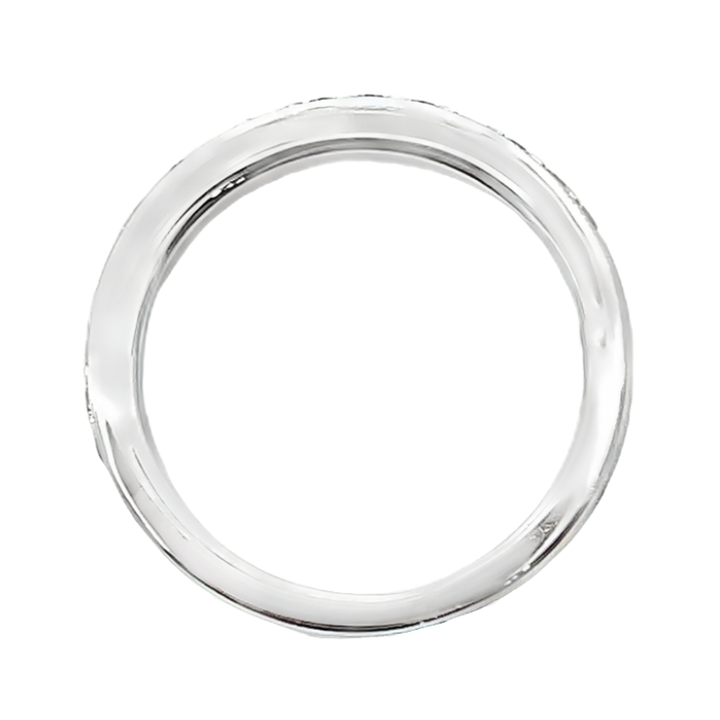 The Leo Diamond Wedding Band 14K White Gold .25 CTW