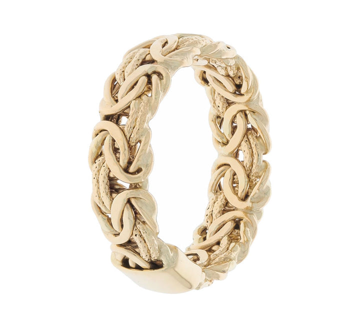 Byzantine Hollow Band 18K Yellow Gold