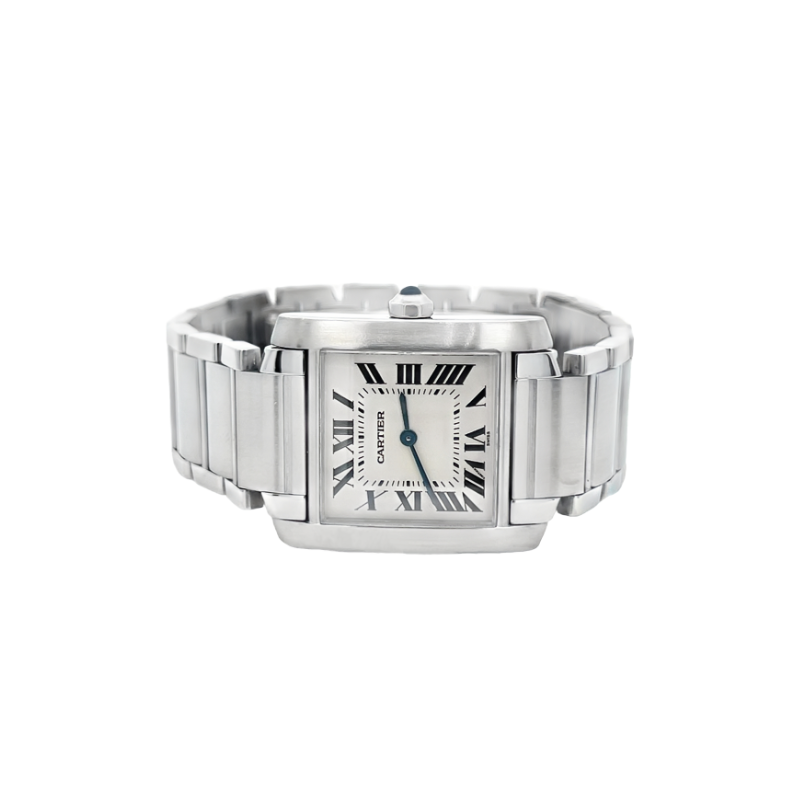 Cartier Tank Francaise Watch Stainless Steel 25MM