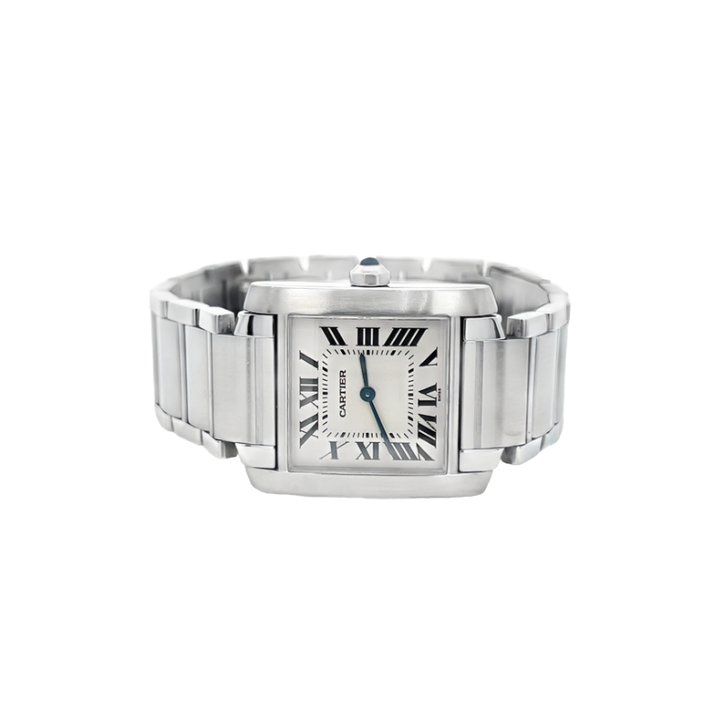 Cartier Tank Francaise Watch Stainless Steel 25MM