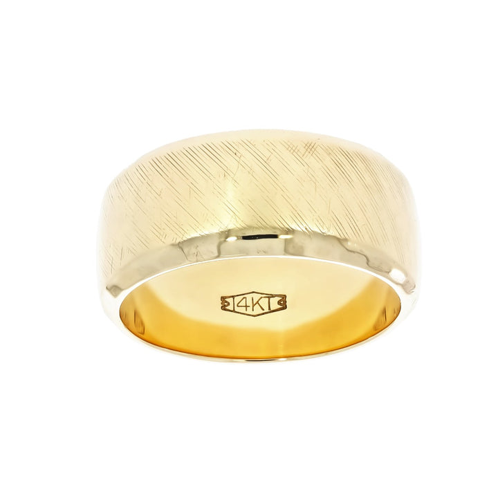 Wedding Band 14K Yellow Gold