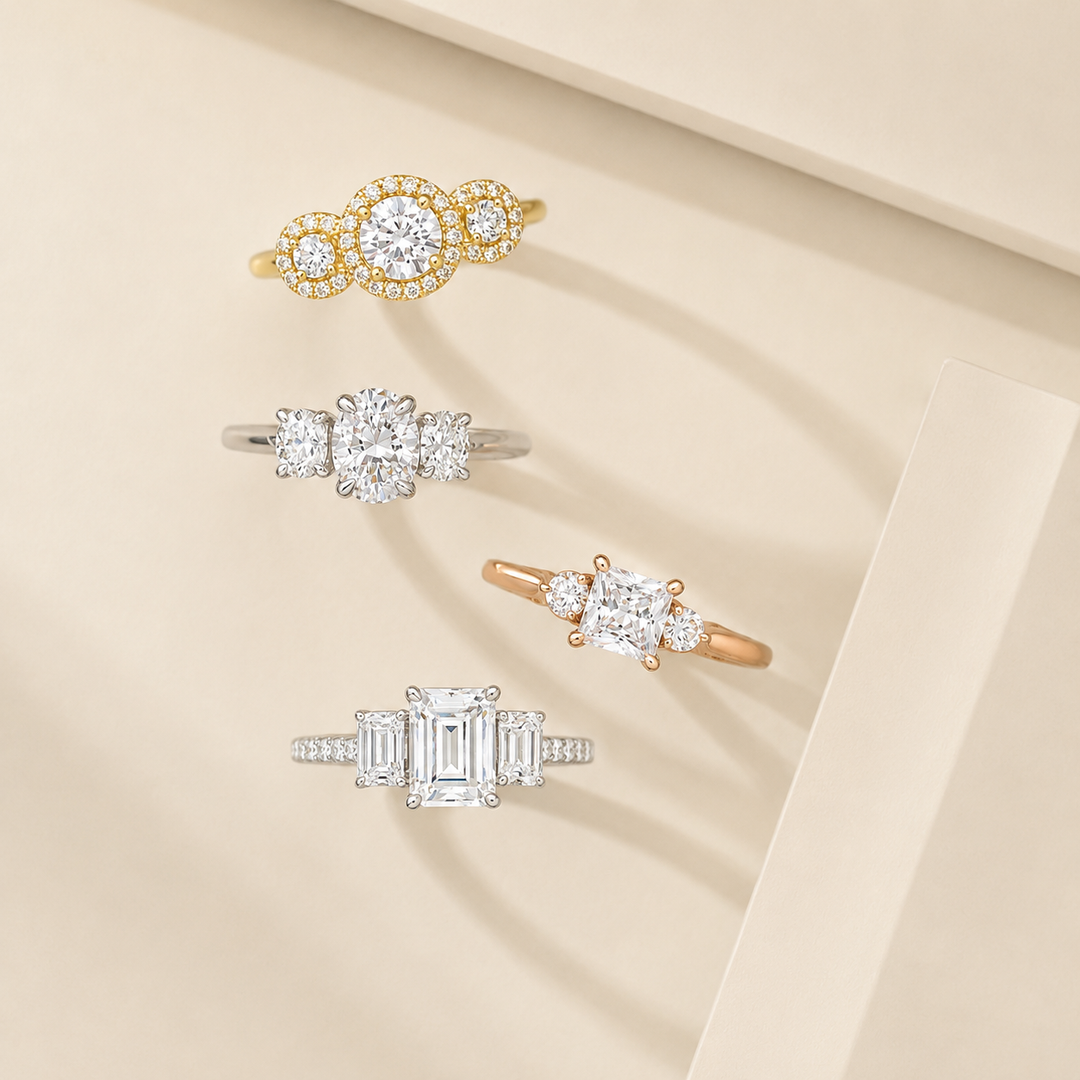 Three Stone Engagement