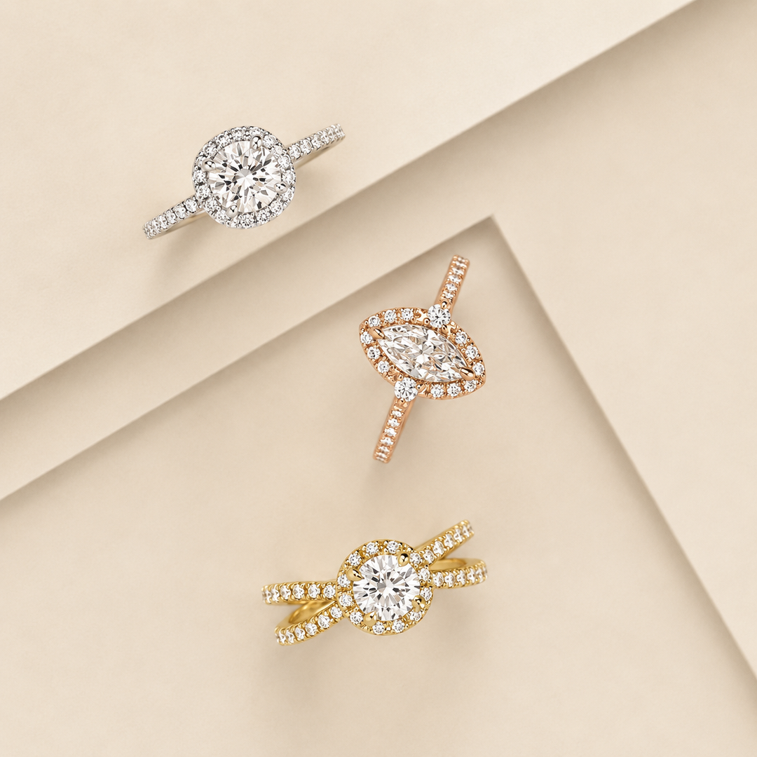 Pave Engagement Ring Only