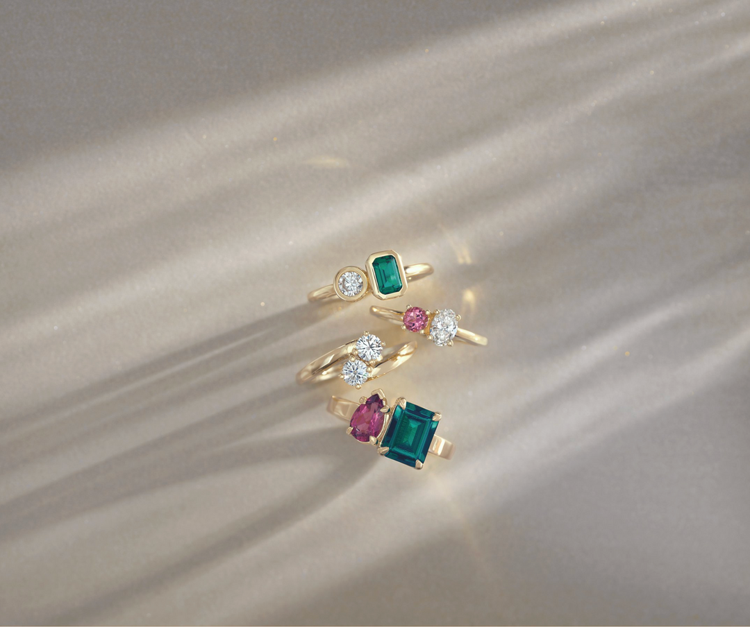 Gemstone Rings Non engagement ladies