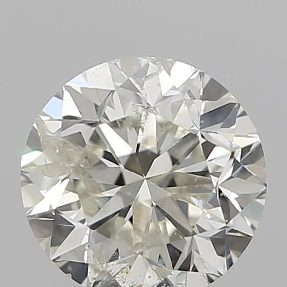 0.70ct Round Natural Diamond (Colour J, Clarity I1, Cut GD, IGI Certified)