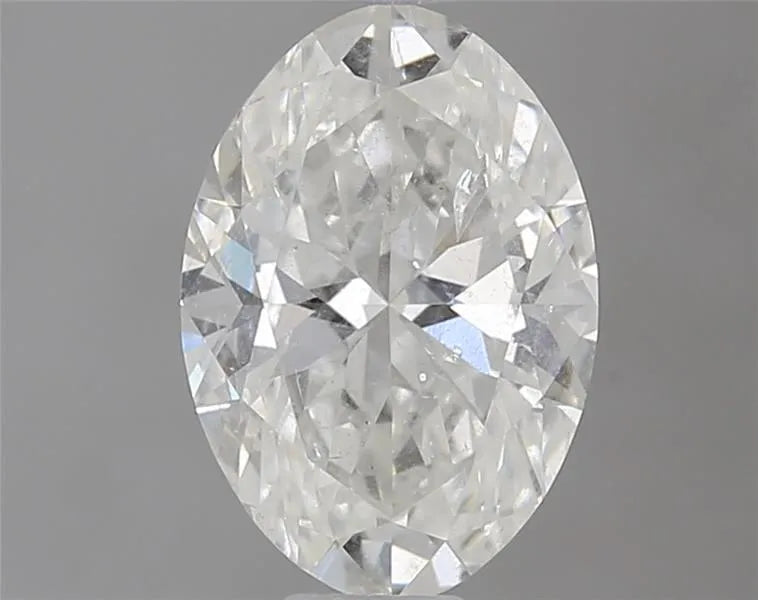0.90ct Oval Natural Diamond (Colour I, Clarity I1, Cut GD, GIA Certified)
