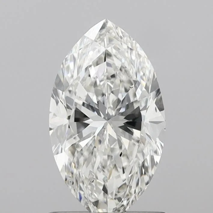 1.00ct Marquise Natural Diamond (Colour H, Clarity SI1, GIA Certified)