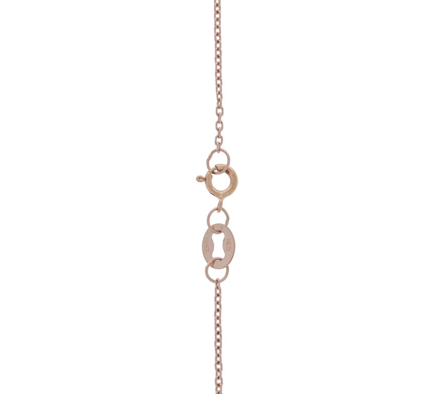 Diamond Bezel Pendant 14K Rose Gold .33CTW