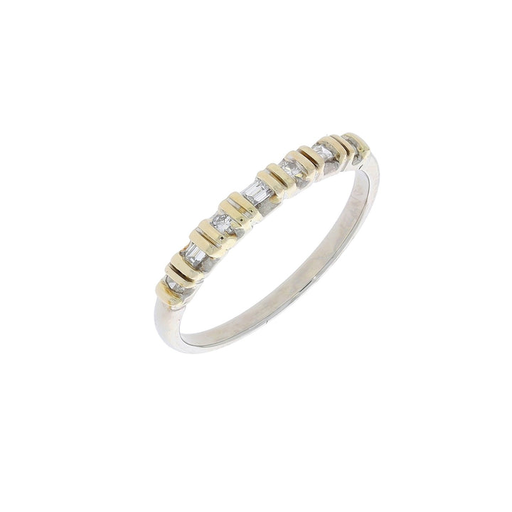 Diamond Band 14K Two Tone .16 CTW