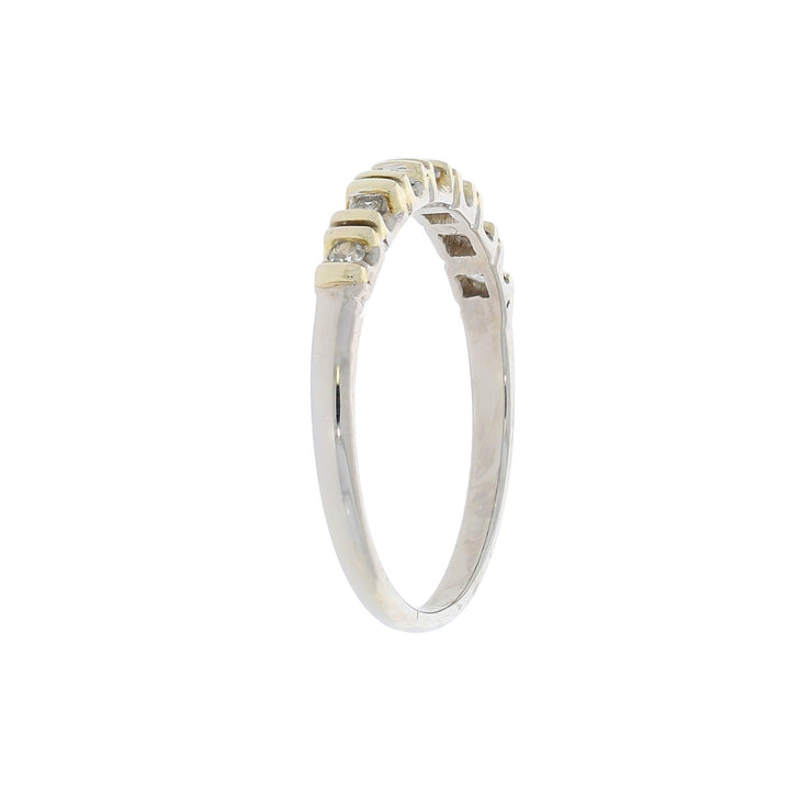Diamond Band 14K Two Tone .16 CTW