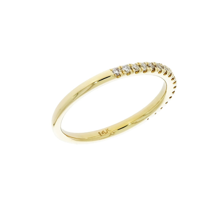 Diamond Band 14K Yellow Gold .19CTW