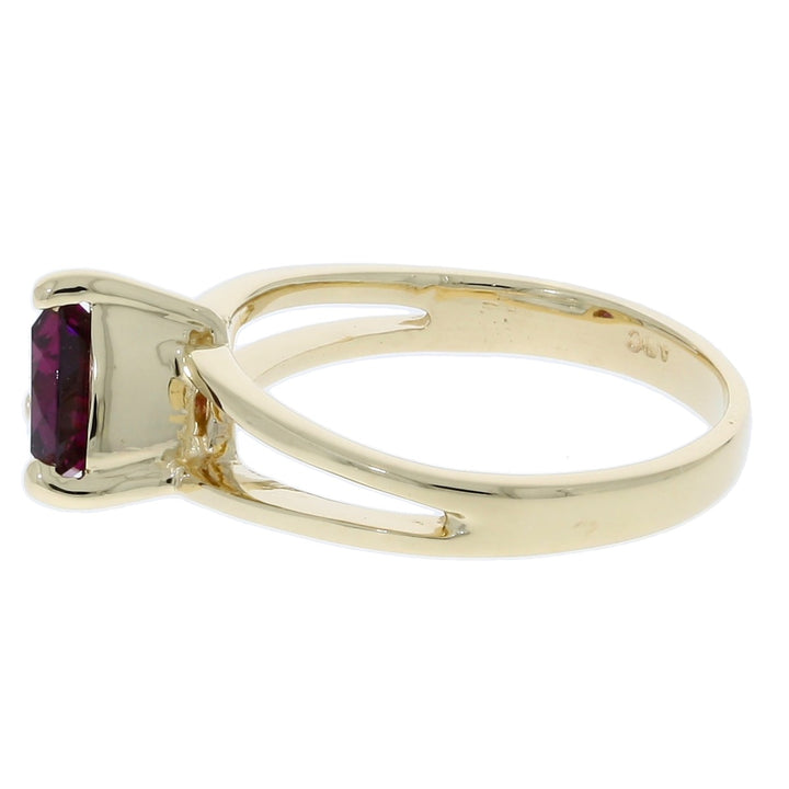 Pink Tourmaline Ring 14K Yellow Gold .71 CT