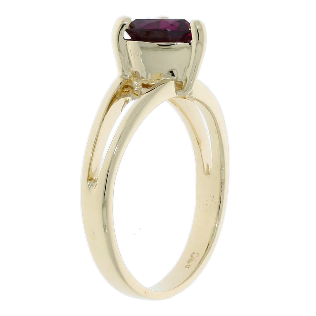 Pink Tourmaline Ring 14K Yellow Gold .71 CT