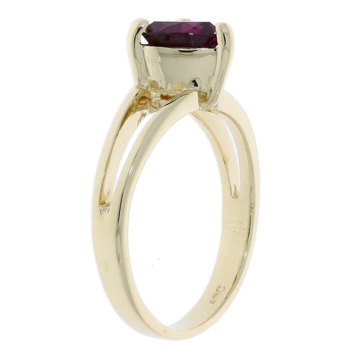 Pink Tourmaline Ring 14K Yellow Gold .71 CT