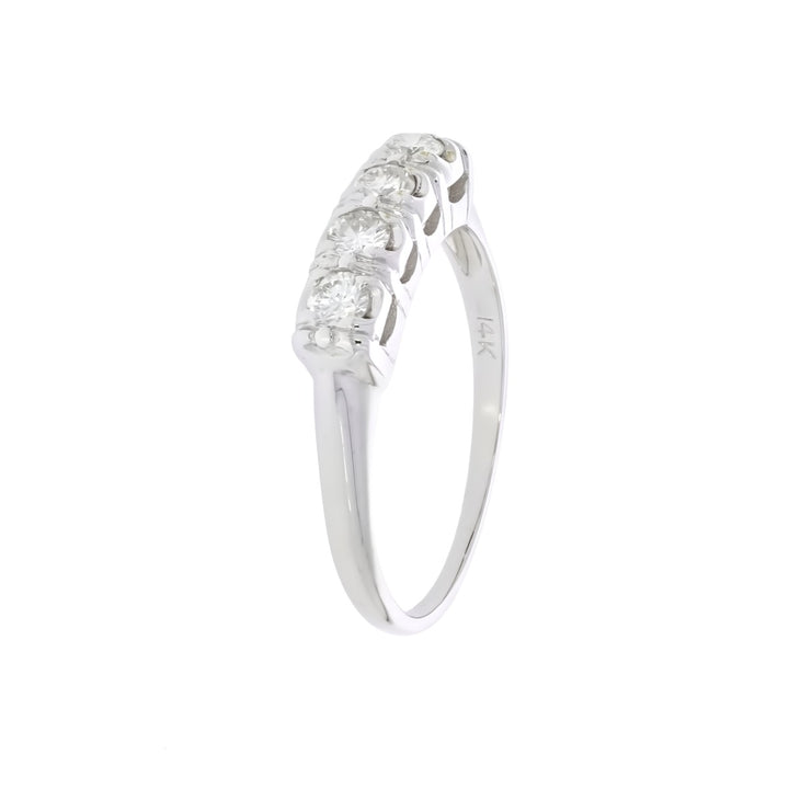 Diamond Band 14K White Gold .44 CTW