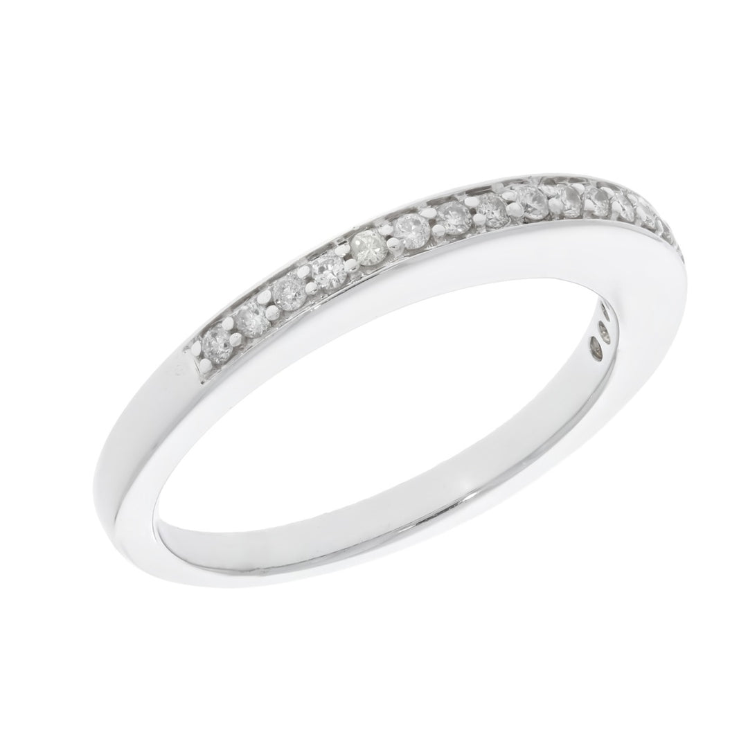 Diamond Band 14K White Gold .38CTW