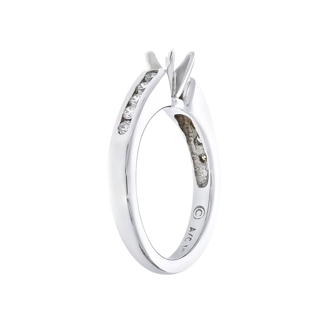 Engagement Setting Ring 14K White Gold .25 CTW