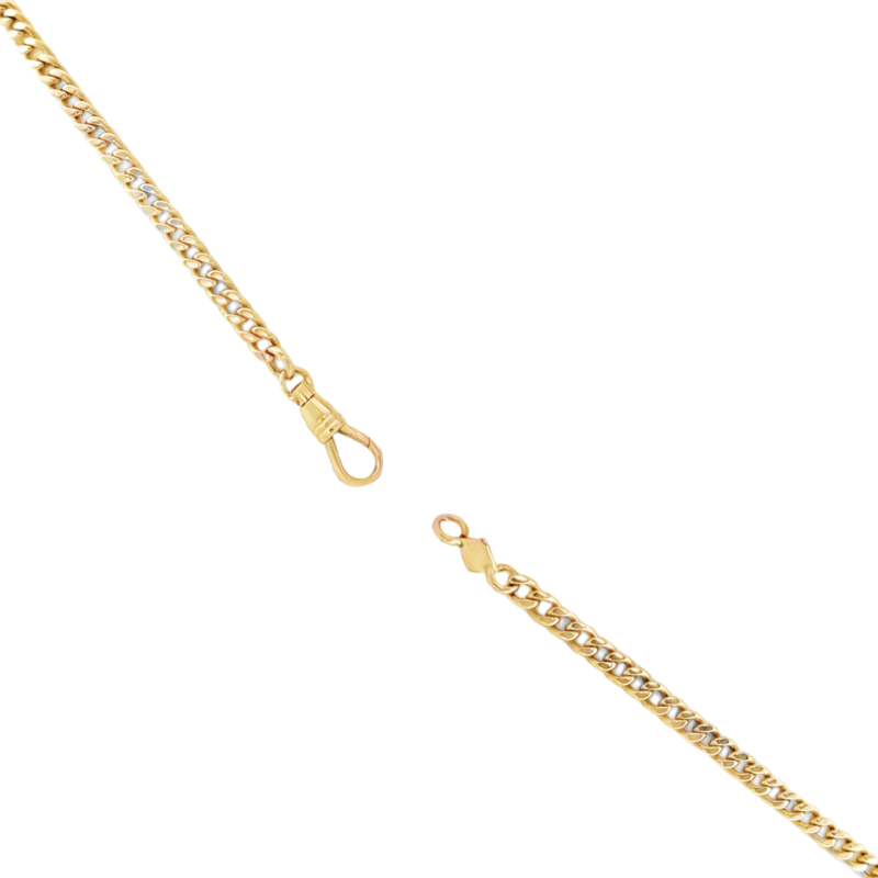 Cuban Link Chain 14K Yellow Gold 19.75"