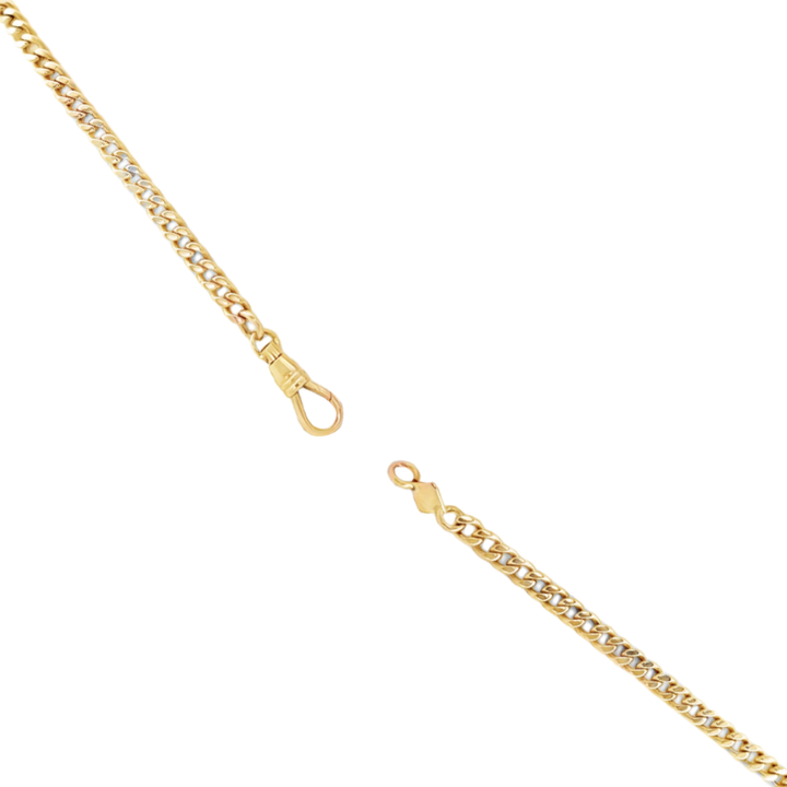 Cuban Link Chain 14K Yellow Gold 19.75"