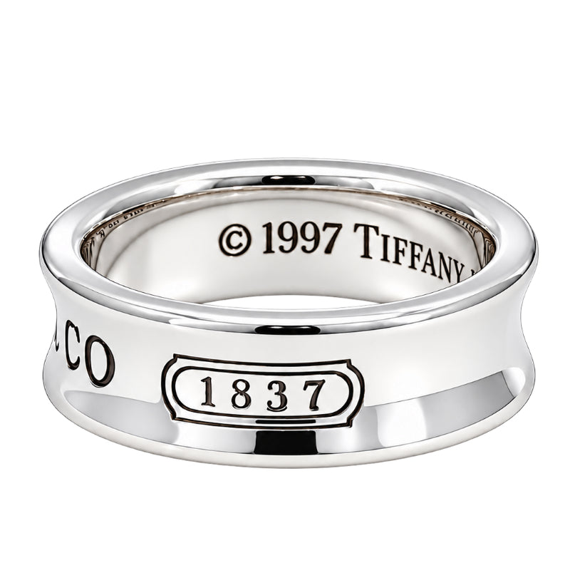 Tiffany &amp; Co. Concave Band Sterling Silver 7MM