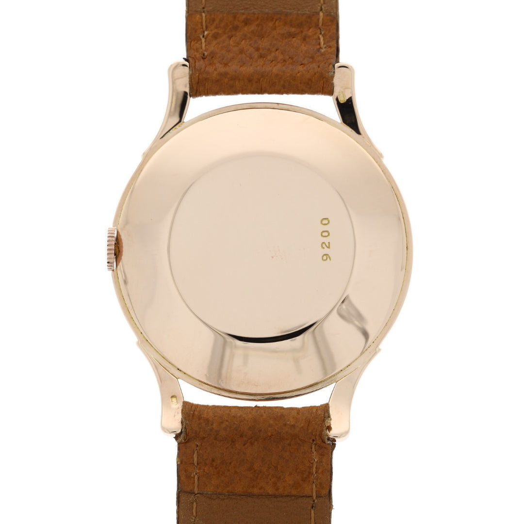 Cortebert Chronometer Spirofix Watch Caliber 689 18K Rose Gold 17 Jewel
