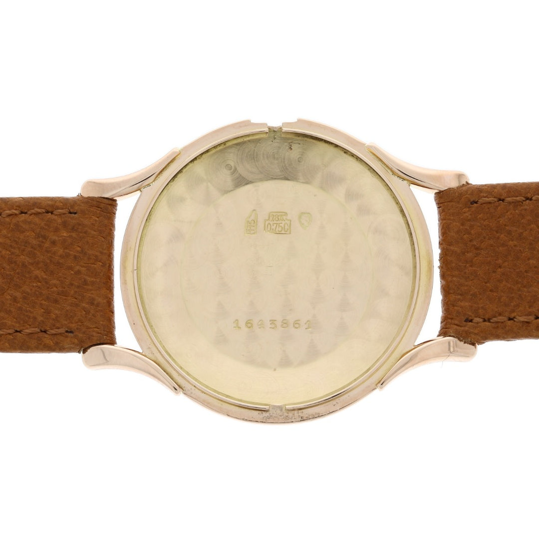 Cortebert Chronometer Spirofix Watch Caliber 689 18K Rose Gold 17 Jewel