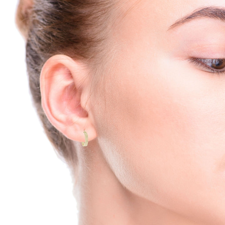 Hoop Earrings 18K Yellow Gold