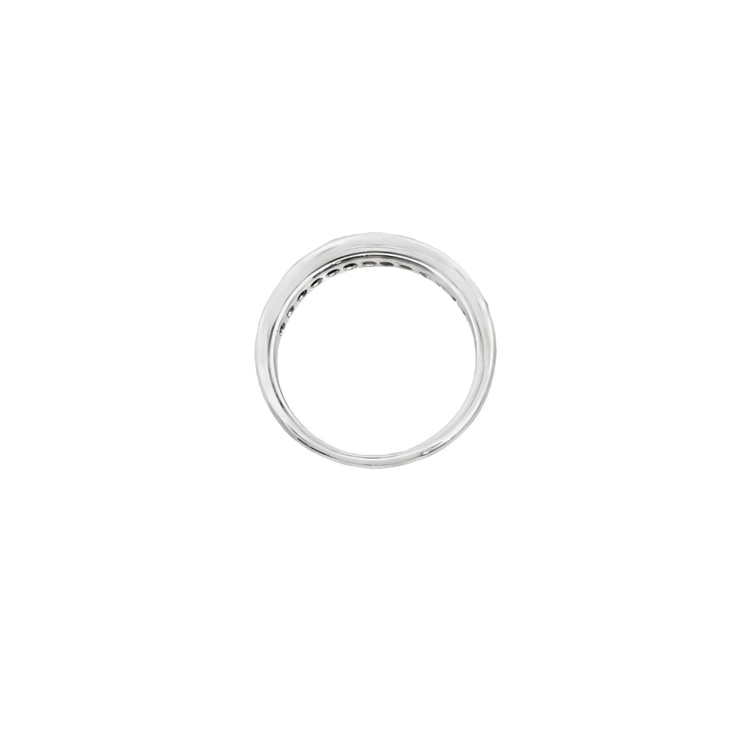 Diamond Band 18K White Gold .10 CTW
