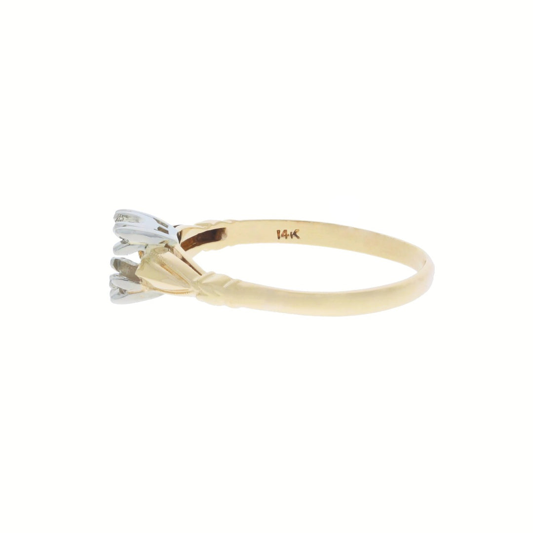 Vintage Setting 1930's 14K Two Tone
